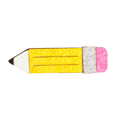 Pencil Glitter Foam Hair Clip