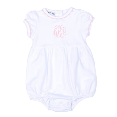 Baby Joy Fall Embroidered Pink Bubble