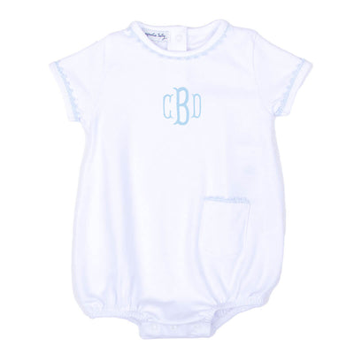 Baby Joy Fall Embroidered Blue Bubble