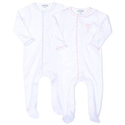 Baby Joy Fall Embroidered Footie