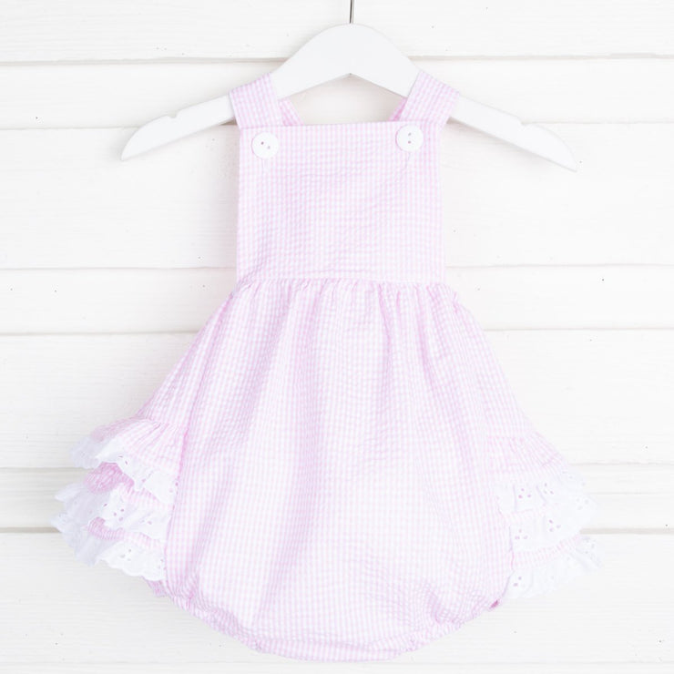 Blossom Gingham Piper Bubble Pink