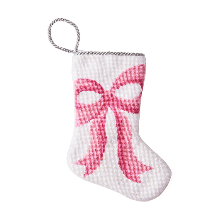 A Pretty Pink Bow Stocking