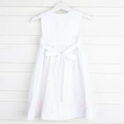 White Square Garden Dress