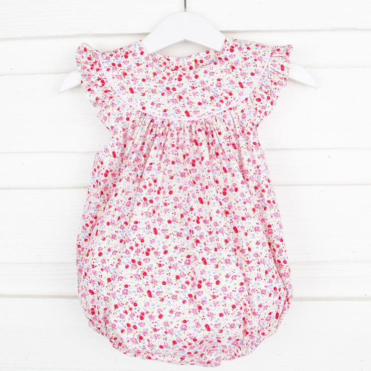 Tiny Floral Lucy Bubble White