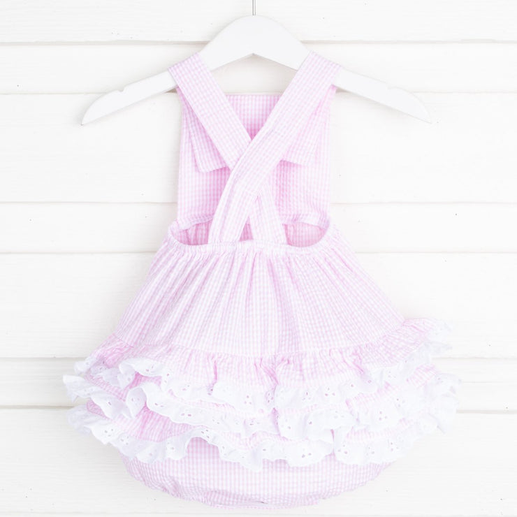 Blossom Gingham Piper Bubble Pink
