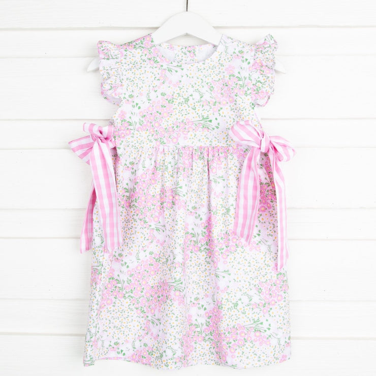 Pink and Green Floral Avery Dress
