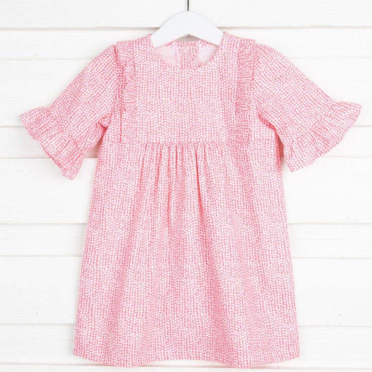 Pink and White Hearts Olivia Dress 