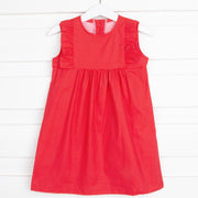 Red Kate Dress Tiny Dot 