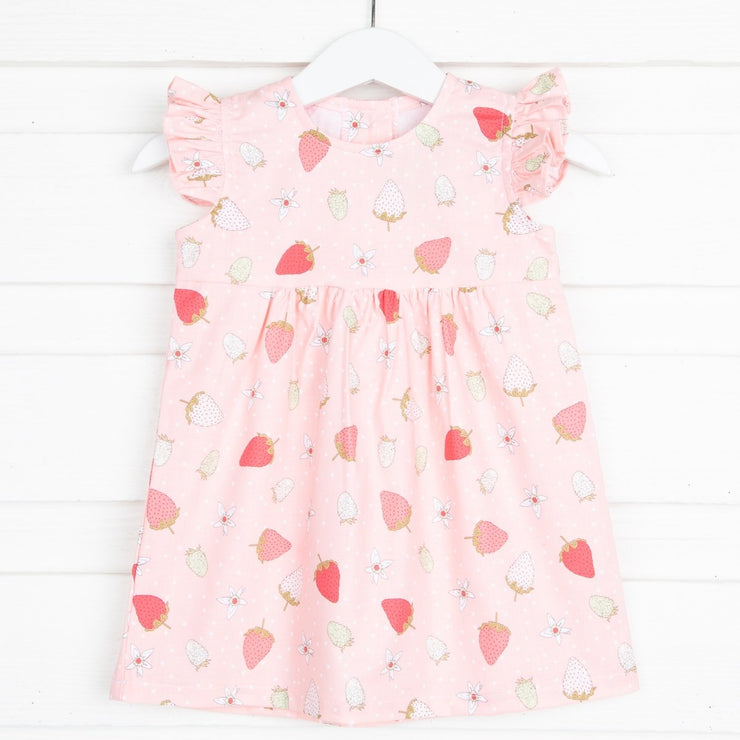 Strawberry Sketch Anna Dress Blush 