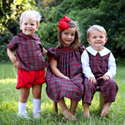 Christmas Eve Plaid Longall Red and Green